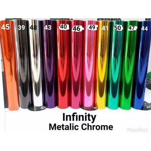

Sticker Infinity Metalic Chrome 45 Cm ( Meter )