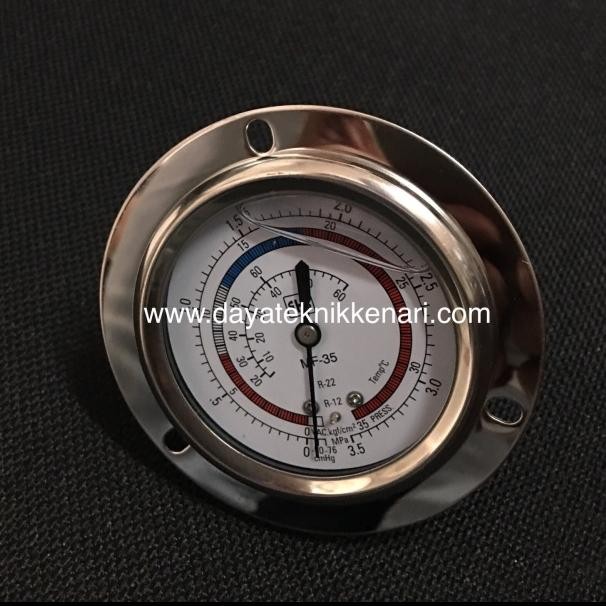 Pressure Gauge untuk Freon R12 R22