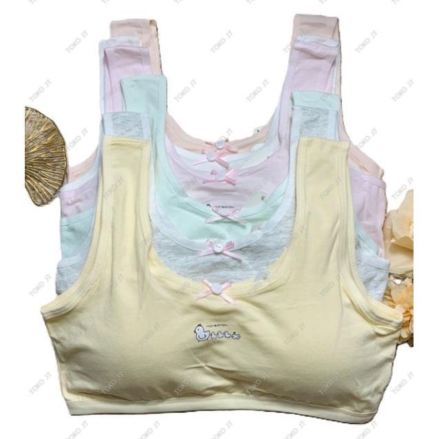 MINISET BUSA KATUN ANAK CEWEK REMAJA BH SPORT BRA PELAJAR ANAK PEREMPUAN PL