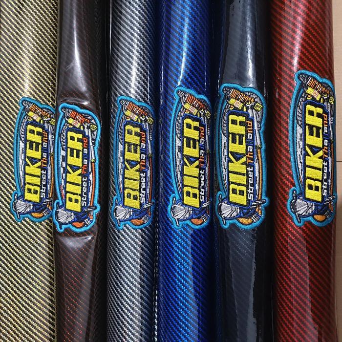 Kulit jok karbon sarung jok karbon cover jok karbon biker