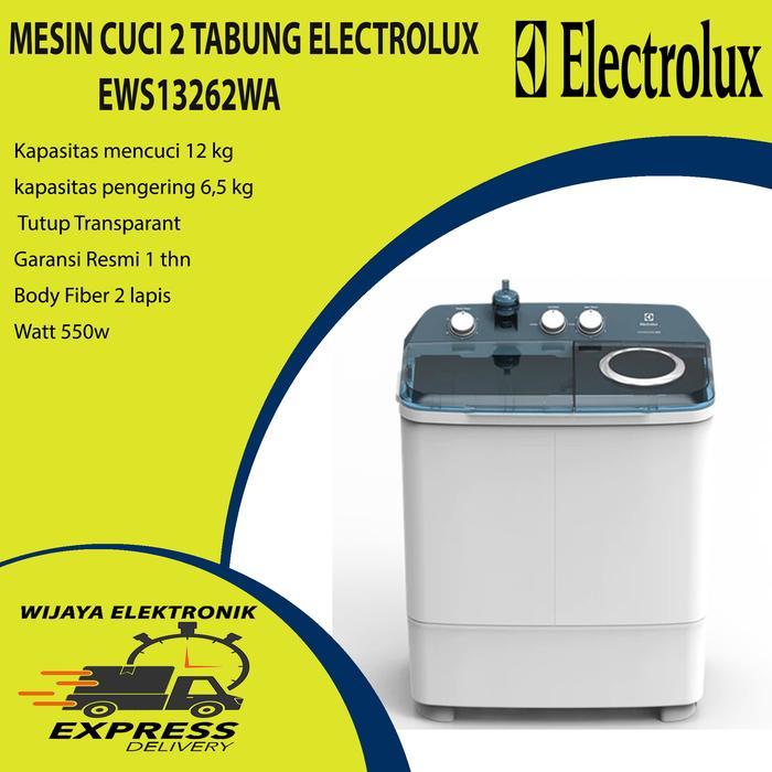 New ELECTROLUX EWS13262WA / WASHER ELECTROLUX EWS13262WA / Mesin cuci 2 tabung electrolux ews 13262