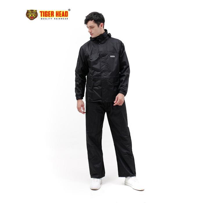 CUCI GUDANG Jas Hujan Tiger Head Casual 68314 Double Puring Jumbo