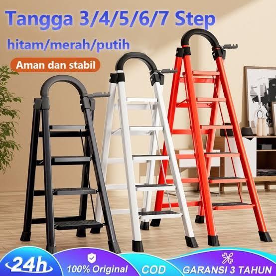Reaim Tangga Lipat 6/7/8 Step Tangga Alumunium Tangga Multifungsi