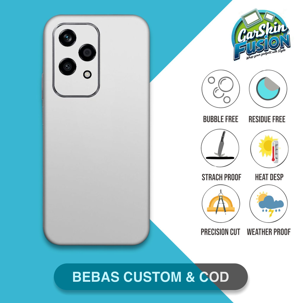 Garskin Skin Honor 200 Lite 5g Essential color Anti-Scratch Protector Case | by Fusion Kode - zZZ