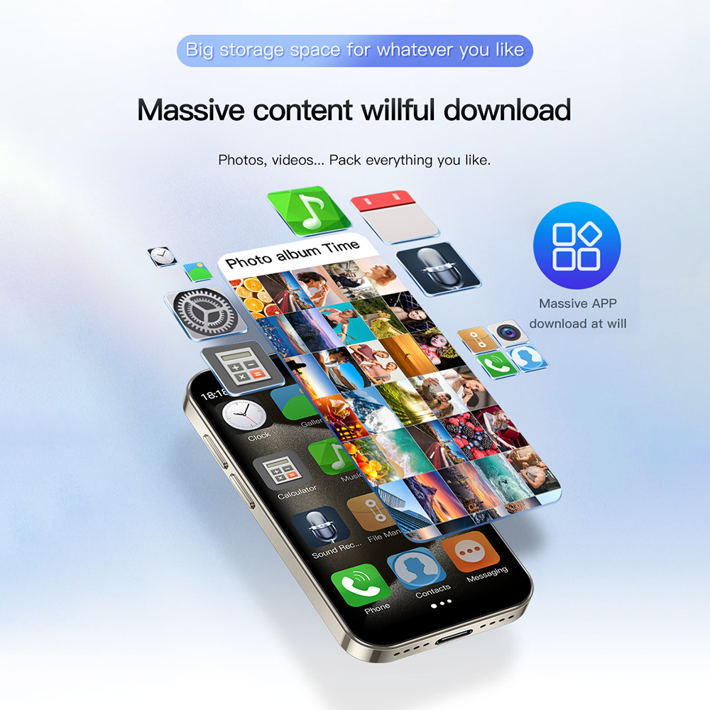 New SOYES XS18 Pro 3.0" Mini Smartphone 2GB RAM 16GB ROM Android 9.0 Face Recognition Dual SIM Dual