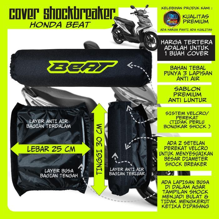 Sarung Pelindung Cover Sokbreker Shock Breaker Belakang Motor Beat