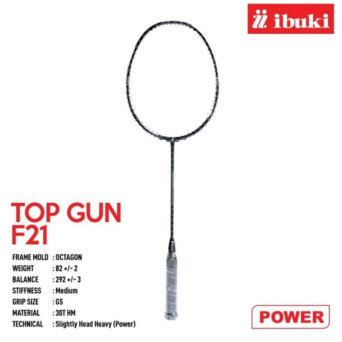 Raket Badminton Ibuki Topgun F21 / Raket Ibuki Topgun F21 Best Quality