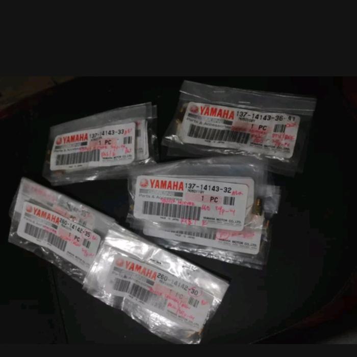 Terbaru main jet spuyer minyak rx king cobra new original ukuran 160 JAPAN