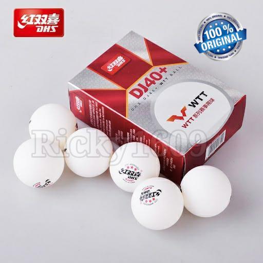 BOLA TENIS MEJA DHS DJ40+ WTT / BOLA PINGPONG DHS DJ40+ WTT - ORIGINAL