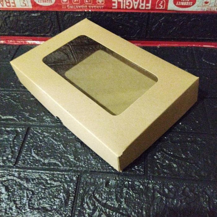 Dus Donat Coklat Kaca Glossy Isi 6 Jual Per 50Pcs