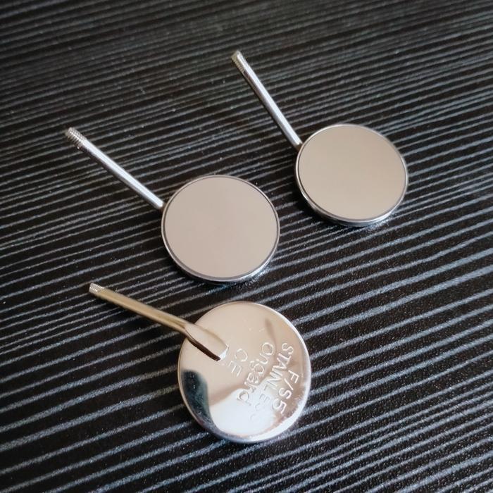 58x7- Kaca Mulut Antifog No 5 Dental Mirror Anti Embun Front Surface