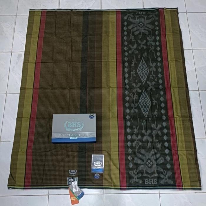 Kain Sarung Bhs Classic Hitam Original Terbaru Terbaru