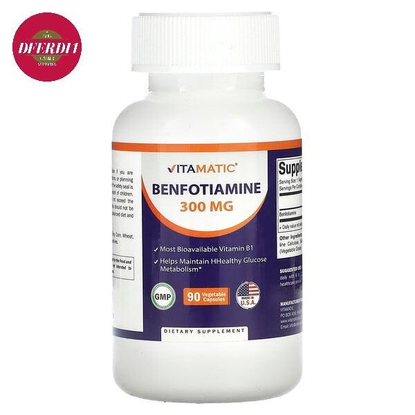 Vitamatic Benfotiamine 300 mg 90 Veg Caps