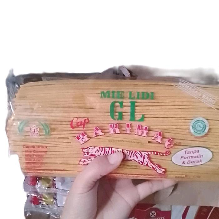 mie lidi/mie medan/mie gomak /mie direbus GL cap Harimau 1kg