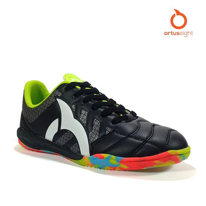2ozh- Sepatu Futsal Ortuseight Jogosala Rampage V2 Crusher Warna Hitam Hijau Putih Bbs
