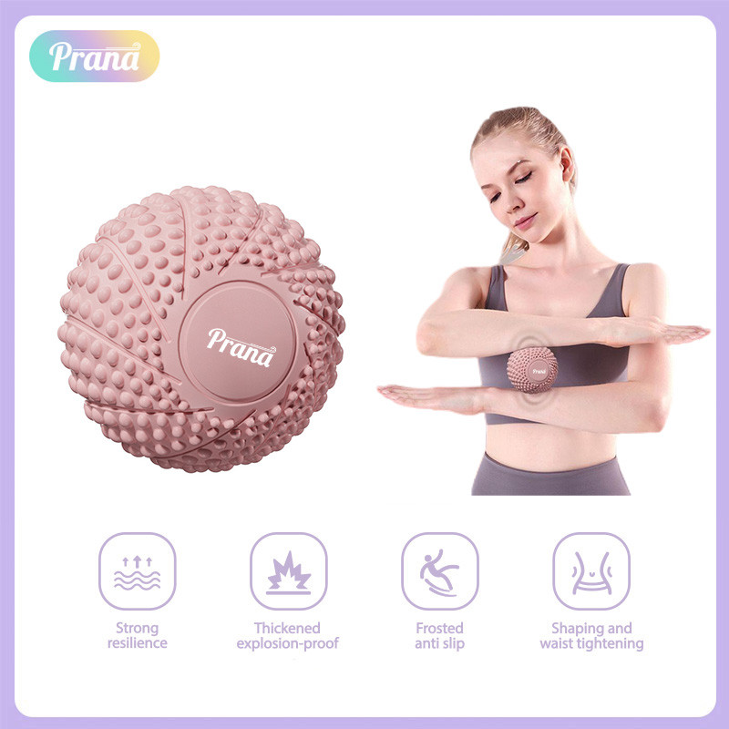 Bola Pijat Magnetik Prana - Bola Pijat untuk Merilekskan Otot dan Jaringan, Pijat Kaki, Bola Porcupi