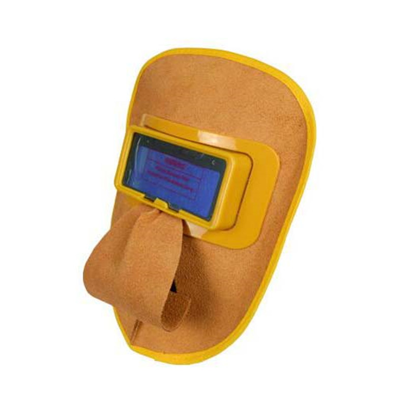 Auto Darkening Welding Helmet Solar Welding Mask Welder Cap Cowhide Leather Welding Lens Mask Helmet
