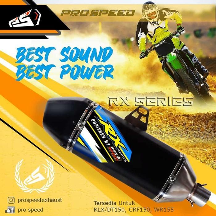DISKON Knalpot Slip-on RX Series KLX230 PRO READY STOCK