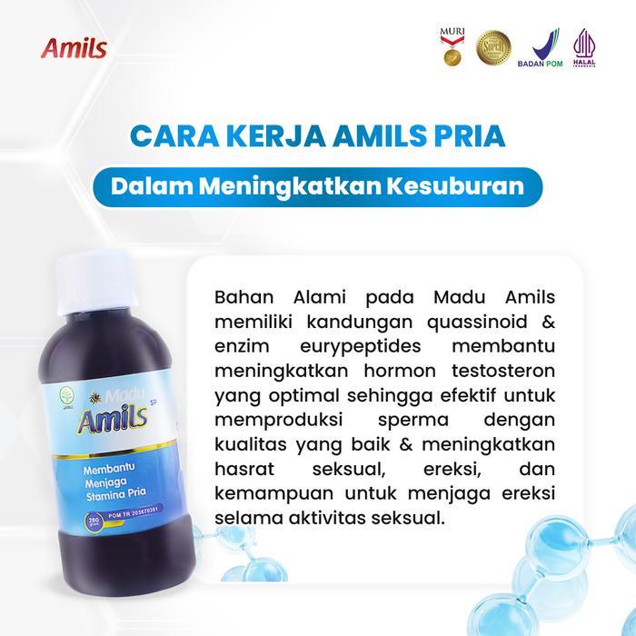 nzfv- Madu Amils Pria 1 Botol Madu Penyubur Pria Madu Promil