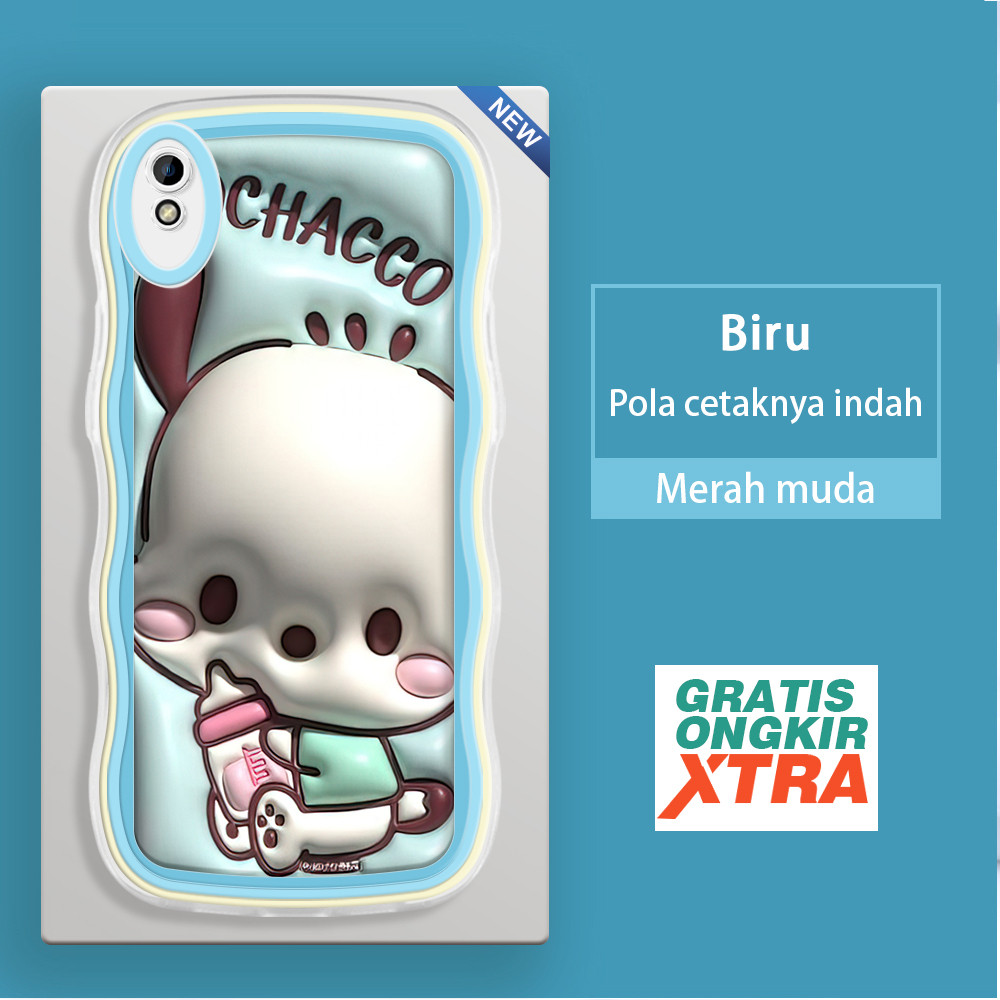 Casing HP Redmi 6 6A 7 8 8A Pro 9 9A 9I 9AT 9C 10A 10C 10 5G 13 13C POCO C65  3D Botol Susu Pochacco
