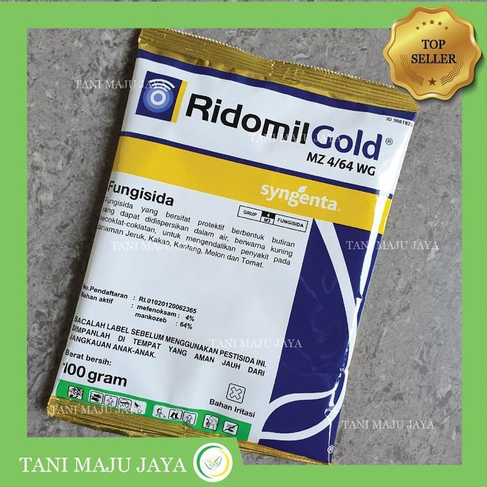 7lx0- Fungisida Ridomil Gold Mz 4/64Wg 100 Gr Asli 100% Original Product Obat Pembasmi Jamur
