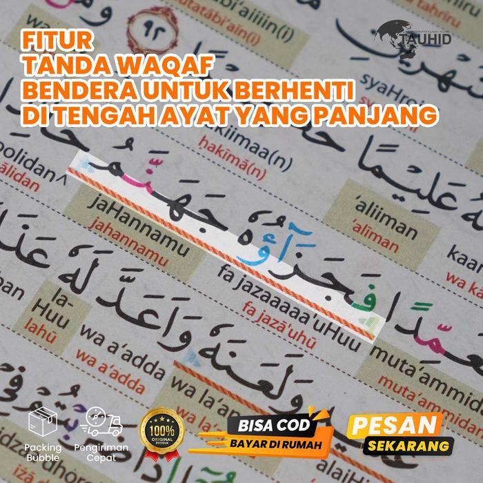 Sedia Bundling Mushaf Duo Latin Per Juz B5 (30 Jilid) + Iqro QR - Alquran Latin dan Terjemahan