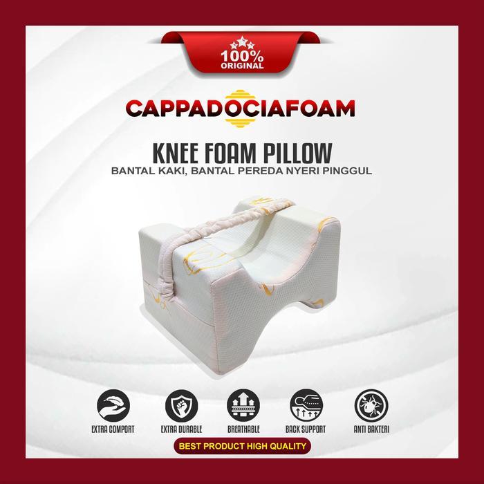 KNEE FOAM PILLOW Bantal Kaki, Bantal pereda nyeri Pinggul & punggung