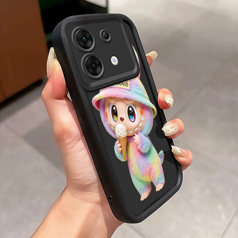 Casing Hp Untuk Infinix Zero 30 5G Case Boneka Es Krim Pelangi Softcase Fall Prevention Kesing lunak