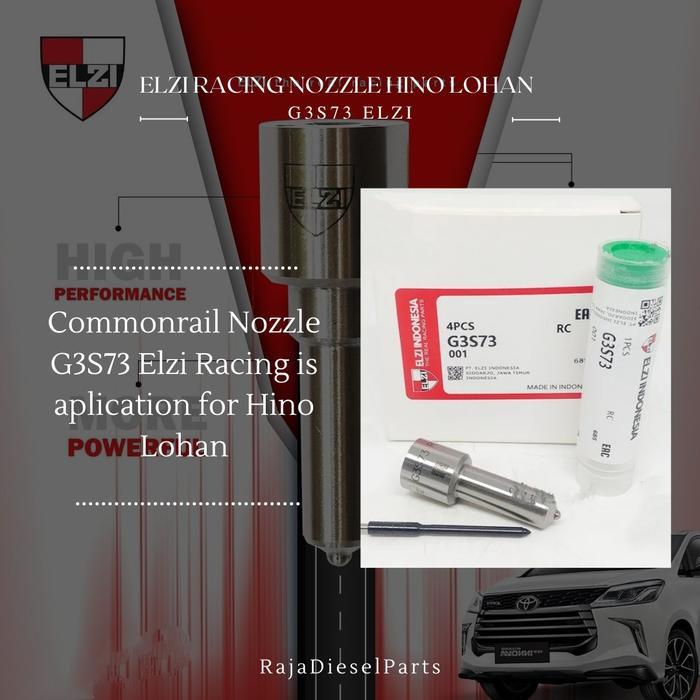 Baru (Set 4Pcs) Elzi Racing Nozzle Hino Lohan G3S73 Ori Berquality