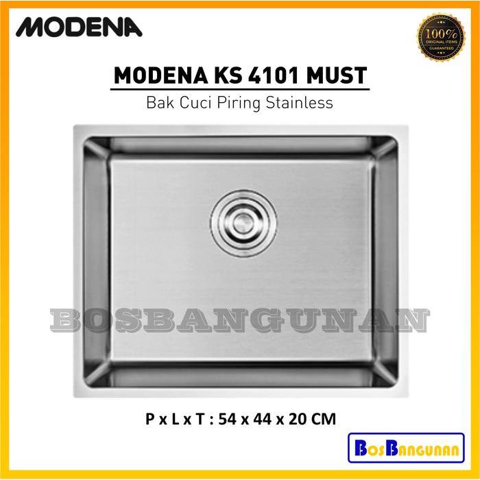 SALE Bak Cuci Piring Stainless MODENA KS4101 MUST / MODENA KS 4101 MUST / Bak Cuci Stainless MODENA