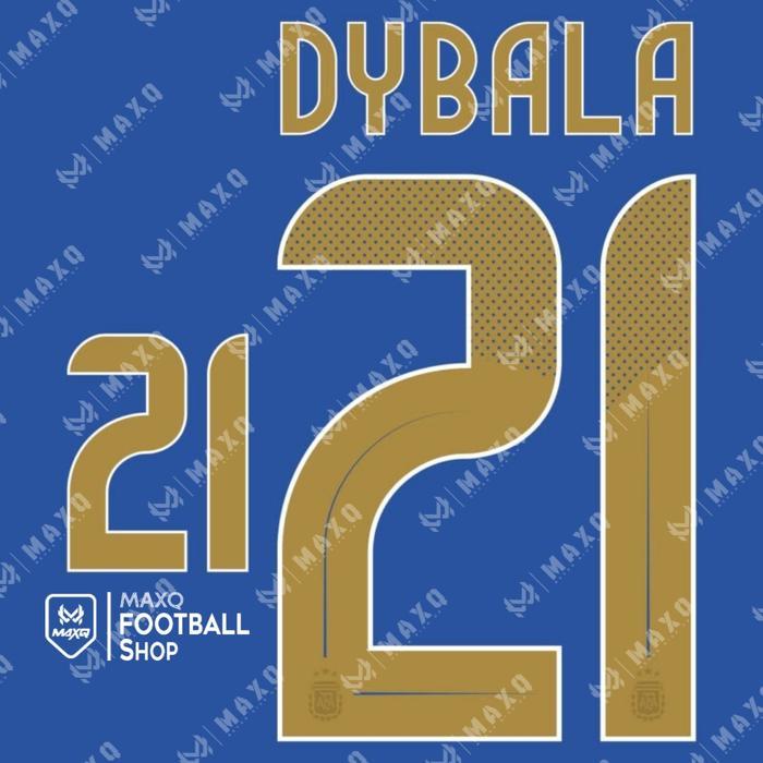Bisa Gosend [ Nameset ] Argentina Copa America 2024 Away Dybala 21