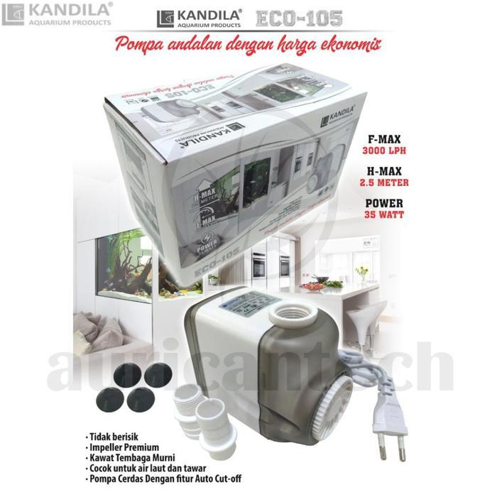 Kandila Power Head Eco-105 3000 Lph H2.5M Filter Pompa Air 105 Terbaru