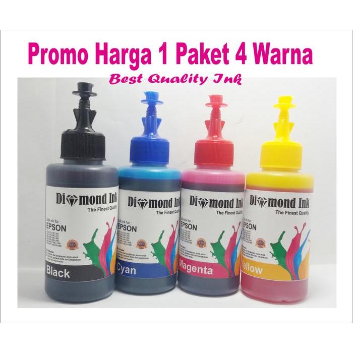 (PROMO) PROMO PAKET TINTA EPSON DIAMOND INK 100ML (REFILL)
