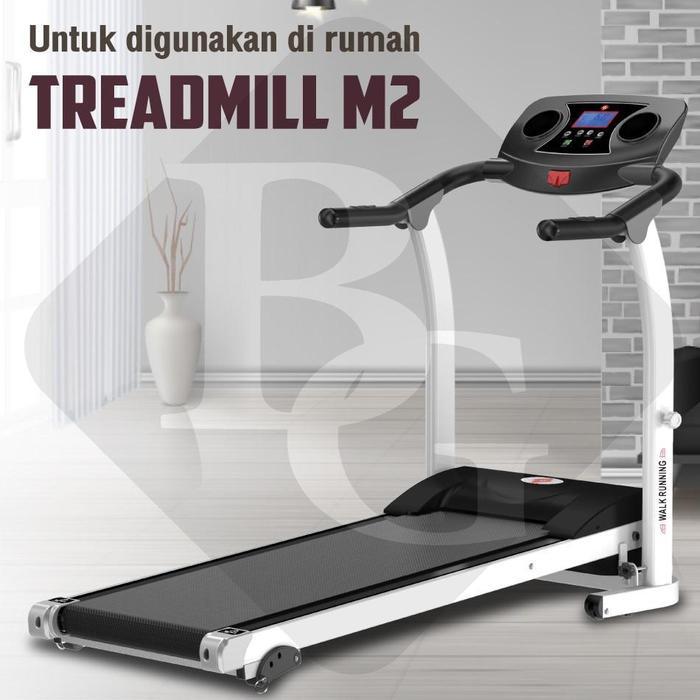 Bettergrow Treadmill Listrik Treadmill Elektrik Alat Olaharga Gym Lari Walking Pad Running Pad Multi