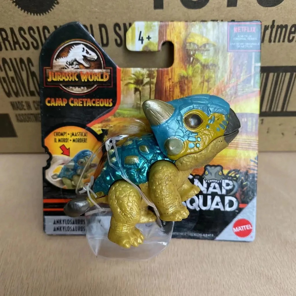 Jurassic World Snap Squad Velociraptor Indominus Rex Mosasaurus Carnotaurus Toro T-Rex Mini Dinosaur