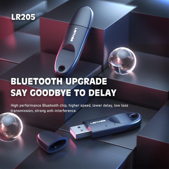 Promo Lenyes Lr205 Usb Bluetooth Receiver 5.1 Wireless Usb Colokan Bluetooth Speaker Mobil Dvd