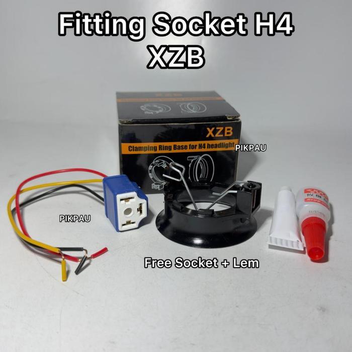 IBRIGHT - Fitting Socket Lampu H4
