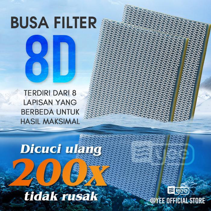 Busa Filter Aquarium / Penjernih Air Aquarium / Filter Busa Aquarium / Kapas Filter