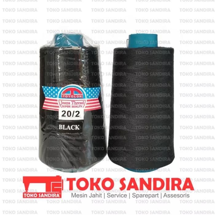1 Pcs Benang Jahit Levis 20/2 Merek Toyolon/Benang Levis/Benang Jeans/Toyolon/Benang Jahit/Toko