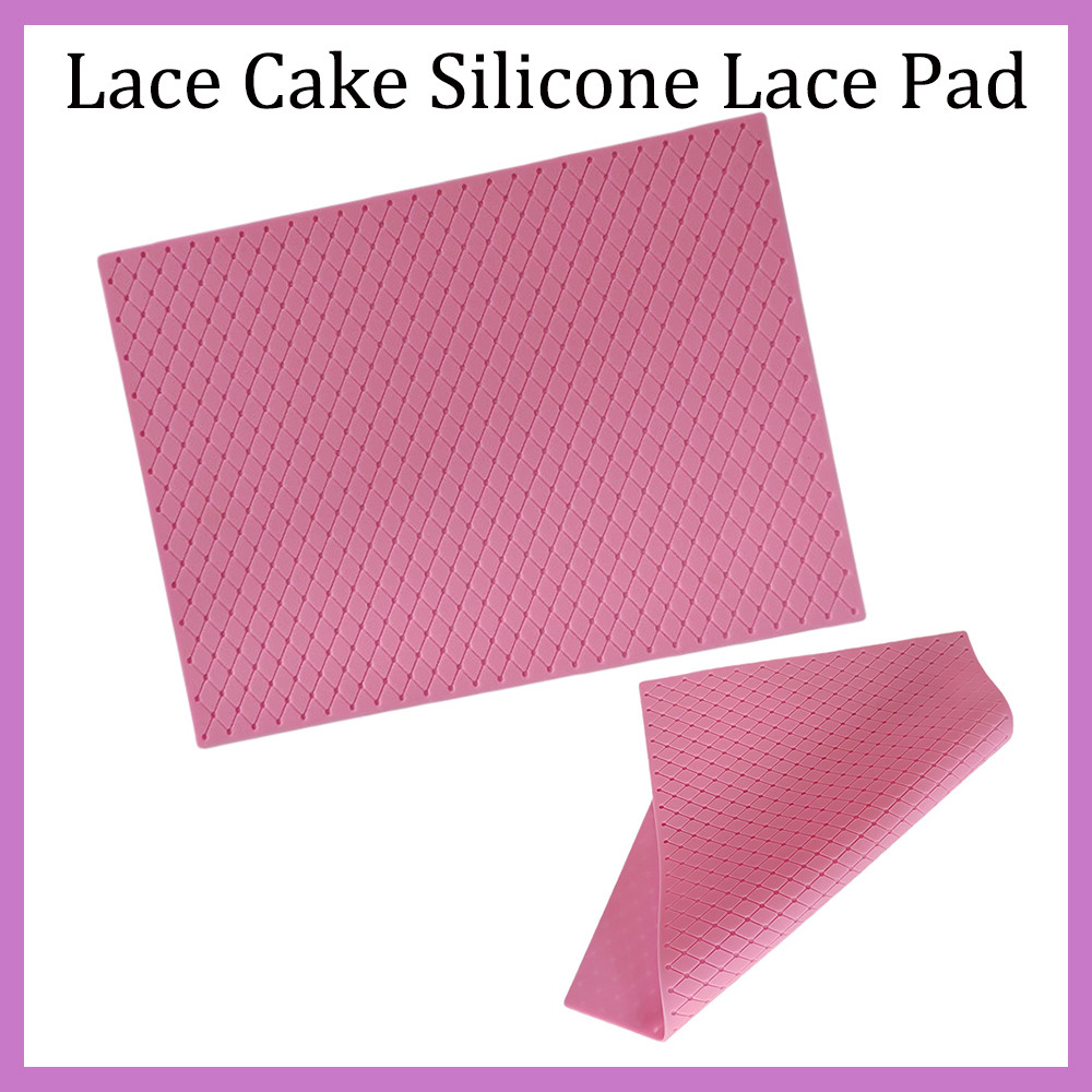 Lace Cake Silicone Lace Pad Large Grid Edging Silicone Mold Cake Decoration Tool Chocolate Silicone