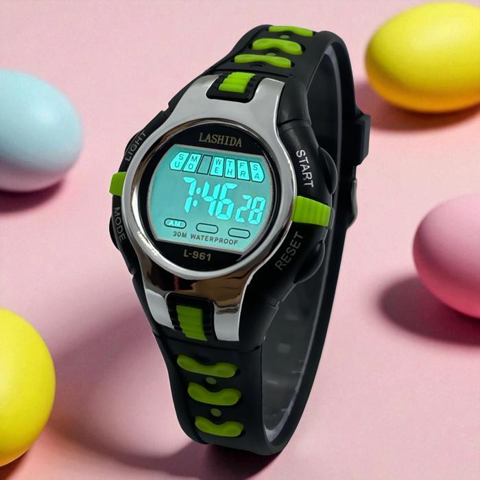 Best Seller Lasida Jam Tangan Anak Laki Digital Anti air - Hijau