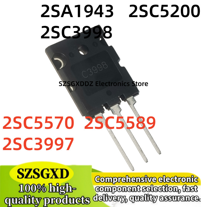 5-10pcs new quality 2SC5570 2SC3998 2SC5200 2SC3997 TO3PL 2SC5589 2SA1943 C5570 C3998 C5200 C3997
