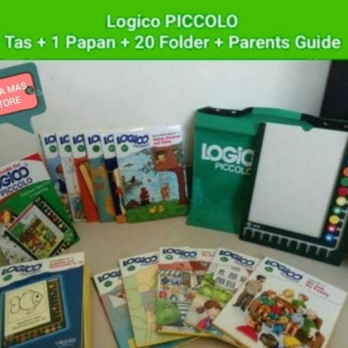 Grolier Logico Piccolo Buku Edukasi fokus konsentrasi gler logika