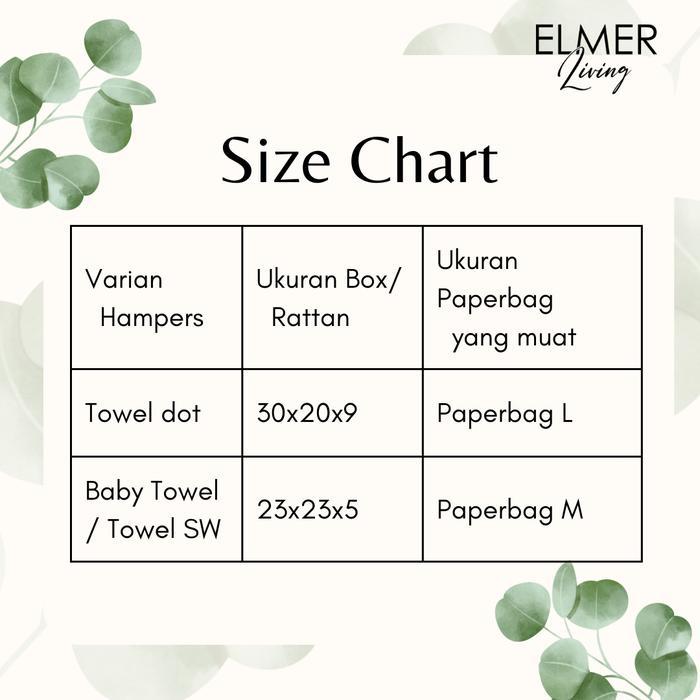 Handuk Bayi Baby Towel Handuk Karakter Elmer Living