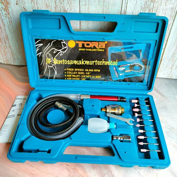 Tora Air Micro Die Grinder Set Mesin Tuner Mini Gurinda Angin