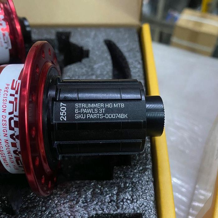 Strummer HM-380 Boost Hub for MTB TA Front 15 x 110 Rear 12 x 148 - Hub Free Hub Strummer Boost 11