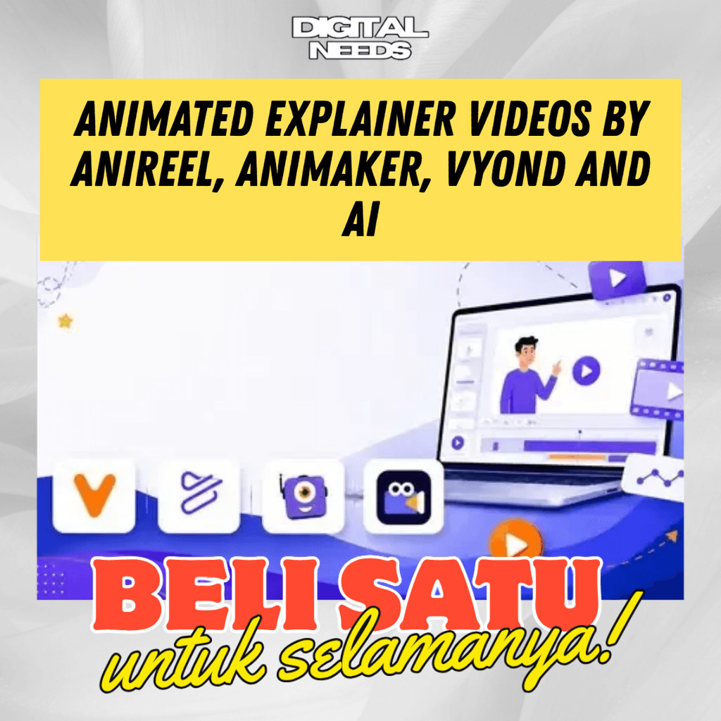[e-course] Belajar Animated Explainer Videos by Anireel, Animaker, Vyond, and AI 2026