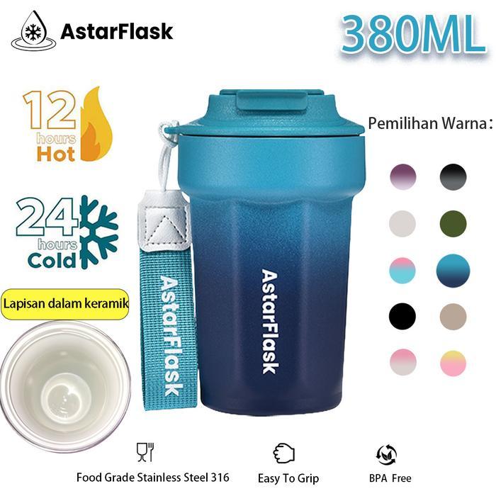 Astarflask Tumbler Kopi Unik Minum Mug Stainless Dengan Lapisan Keramik Premium Quality Tumbler