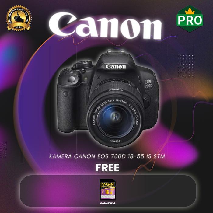 Kamera Canon Eos 700D 18-55 Is Stm Terbaru 