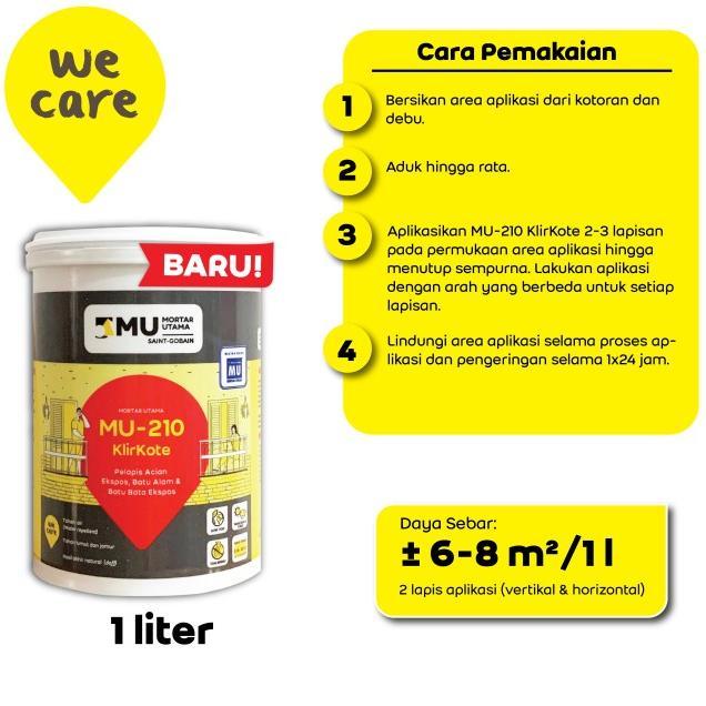 Harunaid- Mu-210 Klirkote Pelapis Acian Ekspos 1Ltr Harunaid-